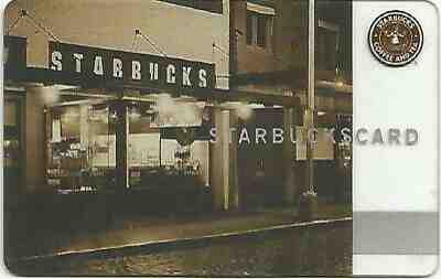 GREECE  Starbucks card Old Logo " PIKE  PLACE " 2010 - VERY RARE  - Sold on eBay Nov, 13th 2019 for $23.45