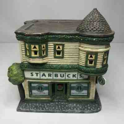 Rare Starbucks Coffee The Neighborhood Store Ceramic Lighted House 1998 - Sold on eBay Nov, 13th 2019 for $149.98