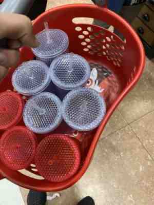 Starbucks Fall 2019 Limited Edition Studded Tumbler Cup - Silver And Red - Sold on eBay Nov, 13th 2019 for $45.00