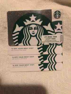 $44 Worth Of Starbucks Gift Cards  - Sold on eBay Nov, 13th 2019 for $32.00
