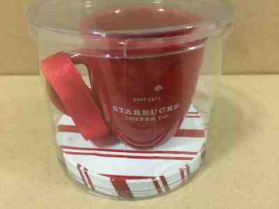 RARE STARBUCKS CHRISTMAS ORNAMENT MINI ABBEY RED MUG NEW & SEALED - Sold on eBay Nov, 12th 2019 for $25.00