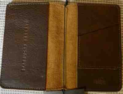 Starbucks Reserve Hardmill Leather Passport Cover Brown Made In Seattle USA NWT - Sold on eBay Nov, 12th 2019 for $55.50