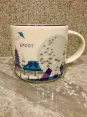 Disney Epcot Version 2 Silver Monorail You Are Here (YAH) Starbucks Mug. 14 Oz. - Sold on eBay Nov, 12th 2019 for $18.00