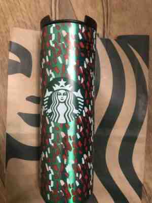 Starbucks 2019 Stainless Metallic Travel Mug 16 oz Coffee Cup Holiday Xmas New - Sold on eBay Nov, 12th 2019 for $30.00