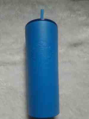 NEW 2018 STARBUCKS COLD CUP BLUE STAINLESS STEEL TUMBLER 16 fl oz - Sold on eBay Nov, 12th 2019 for $22.50