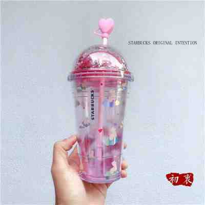 New China 2019 Starbucks Summer Alpaca Lama 16oz Plastic Water Bottle - Sold on eBay Nov, 12th 2019 for $79.98