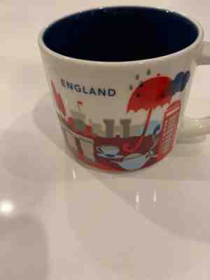 Starbucks City Mug Cup You are here Series YAH England 14oz NEW - Sold on eBay Nov, 12th 2019 for $15.51