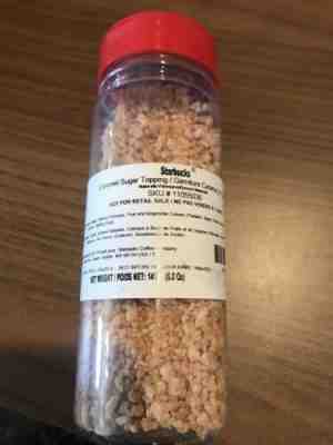 RARE Starbucks Caramel Sugar Topping for Caramel Ribbon Crunch Frappuccino (5OZ) - Sold on eBay Nov, 12th 2019 for $23.00