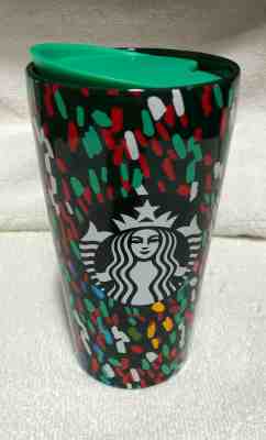 NWT Starbucks Holiday 2019 Confetti Collectable Ceramic Tumbler Festive Hot Cold - Sold on eBay Nov, 12th 2019 for $37.44