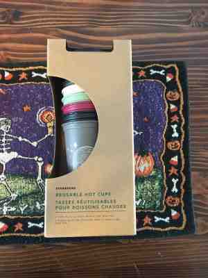 Starbucks Halloween Reusable Hot Cups 2019 Fall Limited Edition 16oz - New - Sold on eBay Nov, 12th 2019 for $26.58