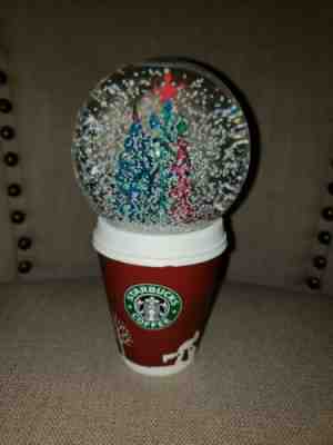 Rare Starbucks 2006 Holiday Snow Globe Ornament Red To Go Cup Christmas Tree! - Sold on eBay Nov, 12th 2019 for $16.50