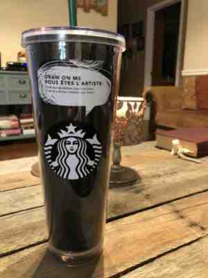 Starbucks 24oz DIY Chalkboard Tumbler  - Sold on eBay Nov, 12th 2019 for $40.00
