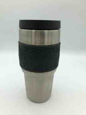Starbucks stainless steel travel tumbler black band around it 16oz - Sold on eBay Nov, 12th 2019 for $24.00