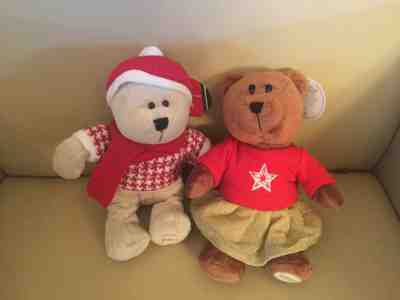 Starbucks Bearista Holiday 2018 teddy Bears Boy Girl USA Edition Christmas  NEW - Sold on eBay Nov, 12th 2019 for $31.00