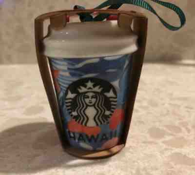 Starbucks Hawaii 2015 Ceramic Ornament NEW - Sold on eBay Nov, 12th 2019 for $18.00