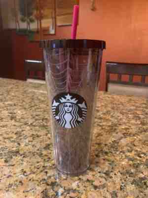 Starbucks Fall Halloween 2019 Silver Glitter ????Spider ???? Web ????Tumbler •RARE• - Sold on eBay Nov, 12th 2019 for $30.00