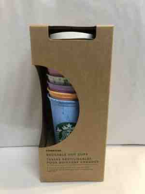 RARE 2019 Starbucks Reusable Hot Cups 6 Pack Lids Star Bucks NOT Color Changing - Sold on eBay Nov, 12th 2019 for $28.99