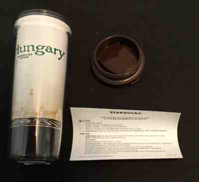 Starbucks Hungary Tumbler From Budapest USA Seller tall coffee travel mug - Sold on eBay Nov, 12th 2019 for $39.99