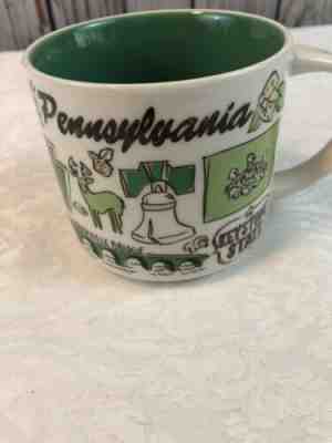 Starbucks You Are Here Mug Pennsylvania 14oz Turn Pike Keystone State Yinz - Sold on eBay Nov, 12th 2019 for $19.99