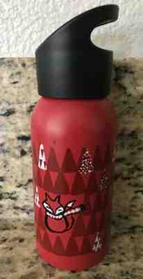 Starbucks Red Fox Stainless Steel Christmas Water Bottle 12oz NEW - Sold on eBay Nov, 12th 2019 for $18.00