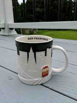 STARBUCKS COFFEE - SAN FRANCISCO RELIEF - COLLECTORS SERIES COFFEE MUG 2012 EUC - Sold on eBay Nov, 12th 2019 for $19.99