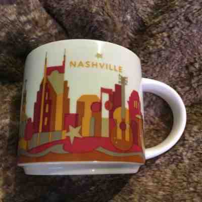 Starbucks Nashville Mug You Are Here YAH City Coffee Cup Collection - Sold on eBay Nov, 12th 2019 for $24.50