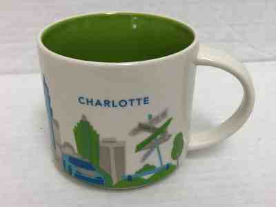 Starbucks Charlotte You Are Here Collection Series 14 oz Coffee Mug Cup - Sold on eBay Nov, 12th 2019 for $15.00