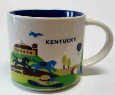 Starbucks Coffee Mug Kentucky You Are Here YAH Collectible Cup Horse Derby  - Sold on eBay Nov, 12th 2019 for $16.95