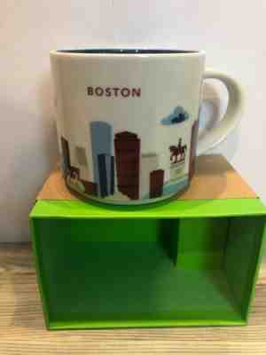 NEW IN BOX Starbucks You Are Here Collection Boston Mug - Sold on eBay Nov, 12th 2019 for $29.99