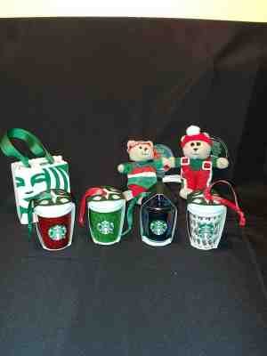 Set Of 7 2019 Starbucks Christmas Ornaments NEW!! - Sold on eBay Nov, 12th 2019 for $95.00