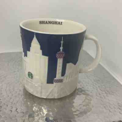 Starbucks Coffee Shanghai Skyline Mug City Relief 2012 Collectors Series - Sold on eBay Nov, 12th 2019 for $30.00