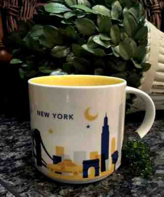 Starbucks NEW YORK You Are Here 2017 Large 16 oz CITY SCAPE Mug PRISTINE! - Sold on eBay Nov, 12th 2019 for $20.00