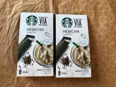 Starbucks Japan VIA Hojicha Tea Essence 5 Stick Flavor Tea Limited Edition 2 Box - Sold on eBay Nov, 12th 2019 for $25.00