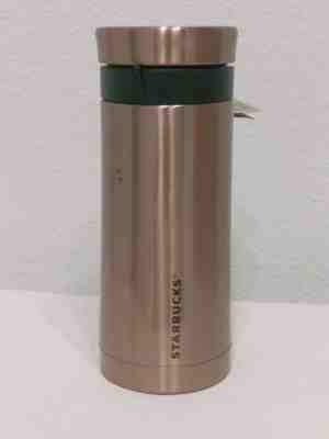 Starbucks 2010 Stainless Steel Copper 10oz Travel Press New with Tags - Sold on eBay Nov, 12th 2019 for $16.99