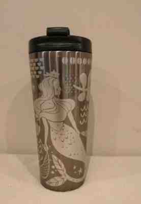 Starbucks Coffee Stainless Mermaid Siren Tumbler Travel Mug 2017 16 oz  - Sold on eBay Nov, 12th 2019 for $19.99