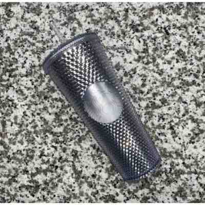 Starbucks Holiday 2019 Studded Tumbler Cold Cup Silver 24oz LIMITED EDITION - Sold on eBay Nov, 12th 2019 for $42.00