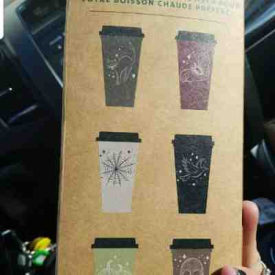 Starbucks 2019 HALLOWEEN 6 Pack Reusable Cups Hot Coffee +Lids Skull Pumpkin NEW - Sold on eBay Nov, 12th 2019 for $18.95