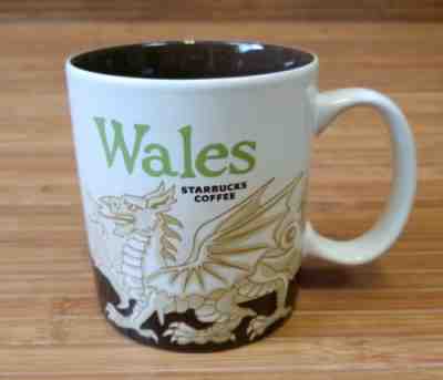 Starbucks Global Icon Collector Series Wales Cymru 16 Ounce Mug 2013 EUC  - Sold on eBay Nov, 11th 2019 for $41.99