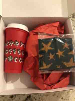 Starbucks Holiday Red Cup 2019 W/ Rewards Member Exclusive Sleeve - Sold on eBay Nov, 11th 2019 for $27.50