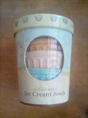  STARBUCKS ICE CREAM BOWLS NEW IN CONTAINER - Sold on eBay Nov, 11th 2019 for $17.95