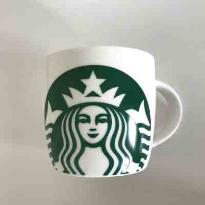 Starbucks 2017 White Green Mermaid Siren Logo 14 ft oz 414 ml Coffee Cup Mug  - Sold on eBay Nov, 11th 2019 for $16.77