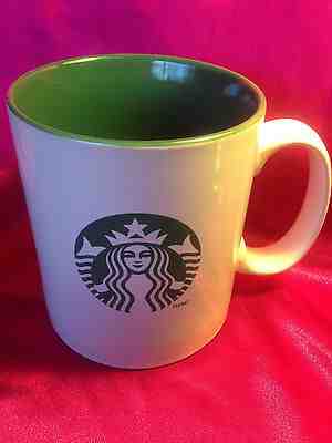  Starbucks Coffee Mug: 2012 Green & White Mermaid Siren Logo: 18 oz - Sold on eBay Nov, 11th 2019 for $19.97