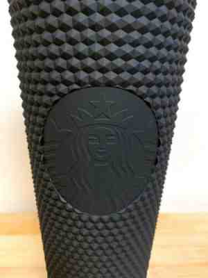 Fall Halloween 2019 Starbucks Matte Black Studded Tumbler Cup Limited Edition  - Sold on eBay Nov, 11th 2019 for $71.00
