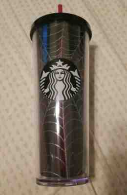 New Starbucks 2019 Glitter Spiderweb Limited Edition Tumbler Cup Halloween Fall - Sold on eBay Nov, 11th 2019 for $29.00