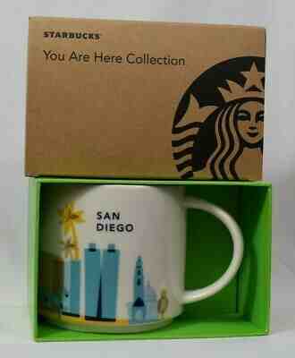 Starbucks SAN DIEGO 2013 You Are Here Mug 14 Oz Cup New - Sold on eBay Nov, 11th 2019 for $34.99