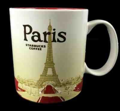 Paris Starbucks Coffee 2014 Collectors Series Mug Cup 16 oz Global Icon EUC - Sold on eBay Nov, 11th 2019 for $23.00