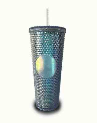 Starbucks 2019 Bling Platinum Studded Cold Cup Tumbler Silver New Winter Holiday - Sold on eBay Nov, 11th 2019 for $34.00