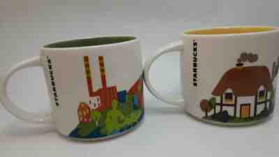 2 IRISH STARBUCKS 14 OZ MUGS DUBLIN & IRELAND YAH Ha’penney Bridge You Are Here - Sold on eBay Nov, 11th 2019 for $79.99