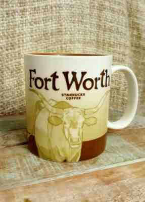 RARE Starbucks Fort Worth Texas City Collector Mug Coffee Cup Global Icon Mug  - Sold on eBay Nov, 11th 2019 for $39.00