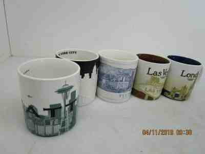 Collectibles Starbucks Mugs Citys Seatte Las Vegas London  - Sold on eBay Nov, 11th 2019 for $32.00